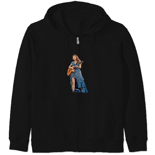 Discover Eras Tour Surprise Song Blue Outfit Zip Hoodies