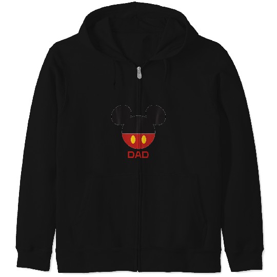 Discover Disney Mickey Mouse Icon Shorts Dad Birthday Fathers Day Zip Hoodies