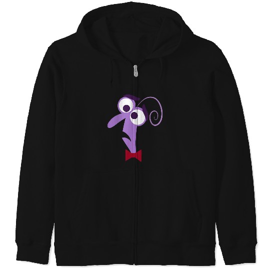 Discover Disney and Pixar’s Inside Out Fear Purple Zip Hoodies