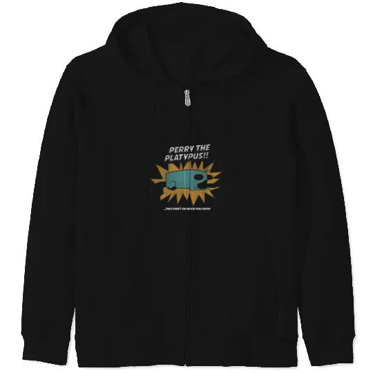 Disney Phineas And Ferb Perry The Platypus Zip Hoodies