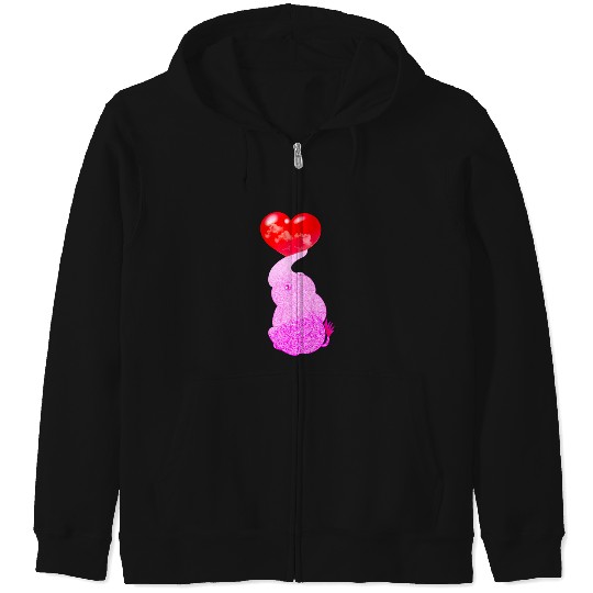 Discover Cute Elephant With Heart Sticker: Disney Elephant Dumbo, Dumbo Zip Hoodies