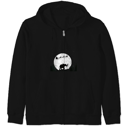 Discover Christmas Santa Claus Elephant  , Disney Elephant Dumbo Christmas , Dumbo Christmas Zip Hoodies