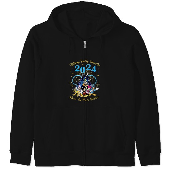 Disney Family Vacation 2024, Disney Zip Hoodies