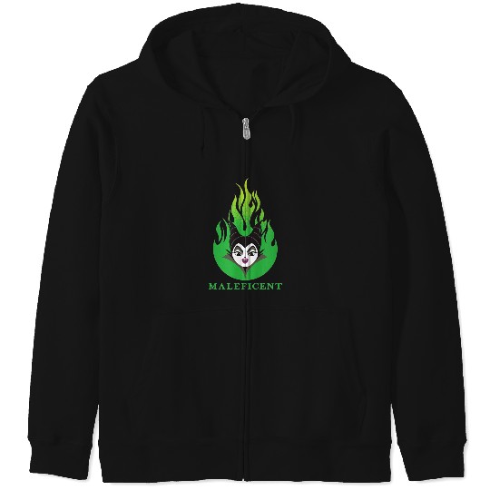 Discover Villains Kawaii Maleficent Green Flame Chibi   SALE!! : Disney Villains Maleficent , Maleficent Gift S-5XL Zip Hoodies