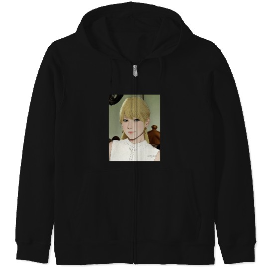 Discover Taylor Illustration (1) Zip Hoodies