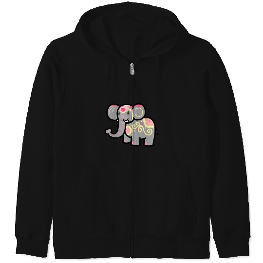 Discover Cute Dressed Up Elephant Sticker: Disney Elephant Dumbo, Dumbo Zip Hoodies