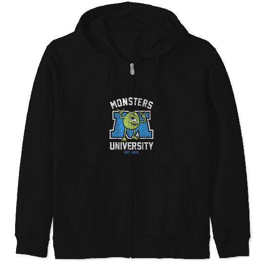 Disney Pixar Monsters University Mike Collegiate Zip Hoodies