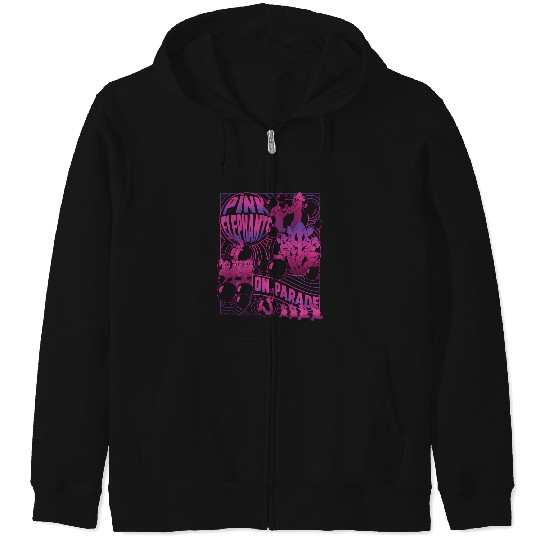 Discover Disney Dumbo Pink Elephants On Parade Zip Hoodies