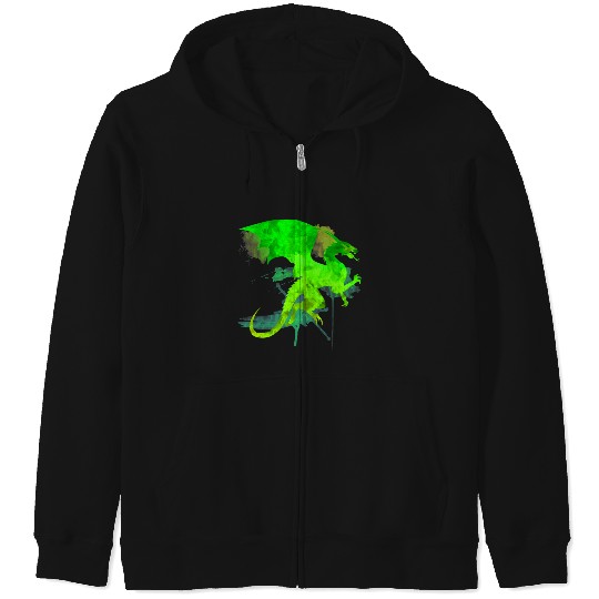 Discover Dragon flying Watercolor Forest  1 SALE!! : Disney Villains Maleficent , Maleficent Gift S-5XL Zip Hoodies