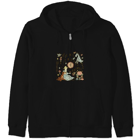 Discover Disney Cinde All My Friends Are Animals Zip Hoodies