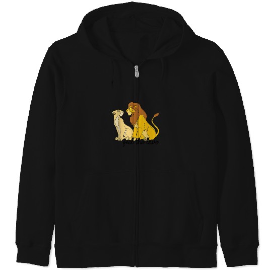 Discover Disney The Lion King Simba Nala Feel The Love Lo Zip Hoodies