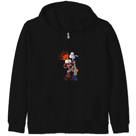 Discover Disneyss And Pixarss Inside Out 2 Toony Colors Anxietys Fear Zip Hoodies