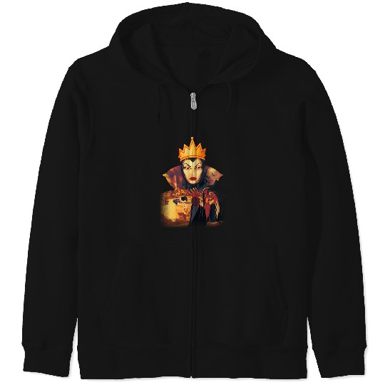Discover Disney Snow White Evil Queen'S Glare Zip Hoodies