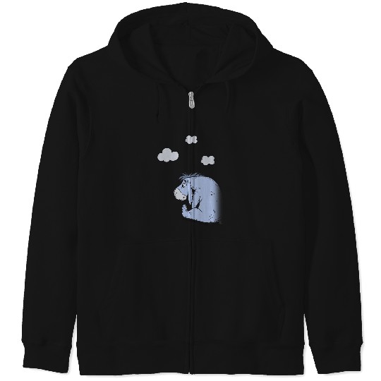 Discover Disney Winnie The Pooh Eeyore In The Clouds Zip Hoodies
