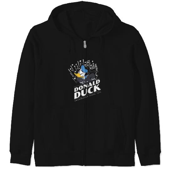 Disneyss Donald Duck 90th Anniversary Frustrated Since 1934 Zip Hoodies
