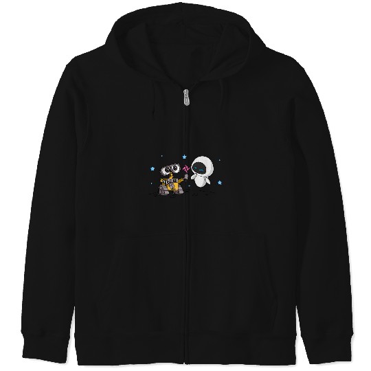 Discover Disney Wall-E Eve Moonscape Pinwheel Zip Hoodies