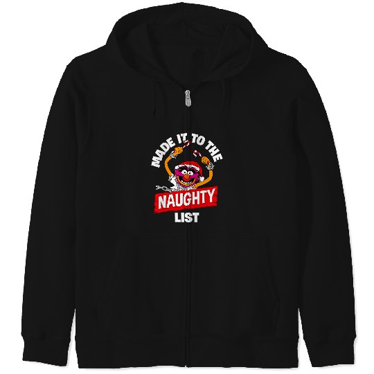 Discover Disney The Muppets Christmas Animal Made The Naughty List Zip Hoodies