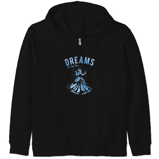 Discover Disney Cinde Dreams Do Come True Portrait Zip Hoodies