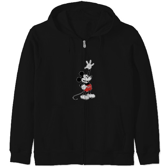 Discover Disney Vintage Mickey Mouse Hey There Zip Hoodies