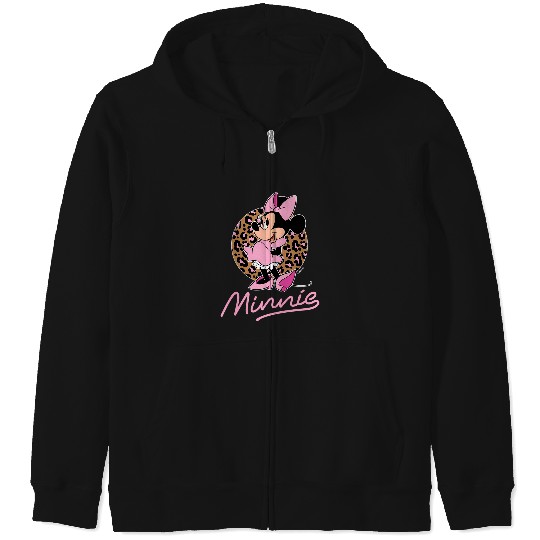 Discover Disney - Minnie Leopard Print Zip Hoodies