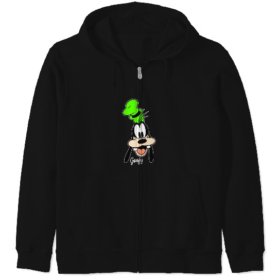 Discover Disney Goofy Big Face Portrait Zip Hoodies