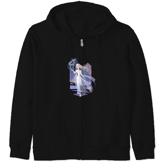 Discover Disney Frozen 2 Snow Queen Elsa Zip Hoodies