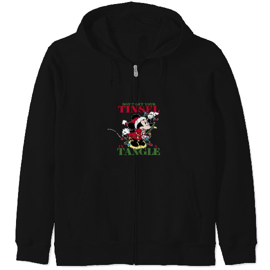 Disney Christmas Minnie Tangled Tinsel Long Sleeve T-shirt Long Sleeve T-Shirt Zip Hoodies