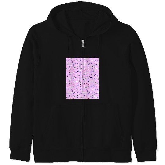 Pink Eras Tour Bracelet Pattern Zip Hoodies
