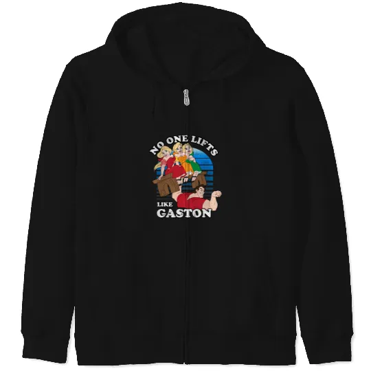 Disney Beauty And The Beast Lifts Like Gaston Hoodie Zip Hoodies