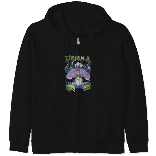 Disney The Little Mermaid Ursula Cauldron Dark Portrait Zip Hoodies