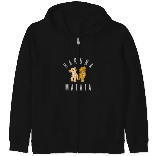 Disney Lion King Simba Nala Hakuna Matata Zip Hoodies