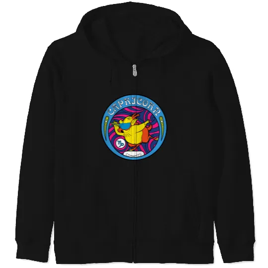 Disney Hercules Phil Zodiac Capricorn Zip Hoodies