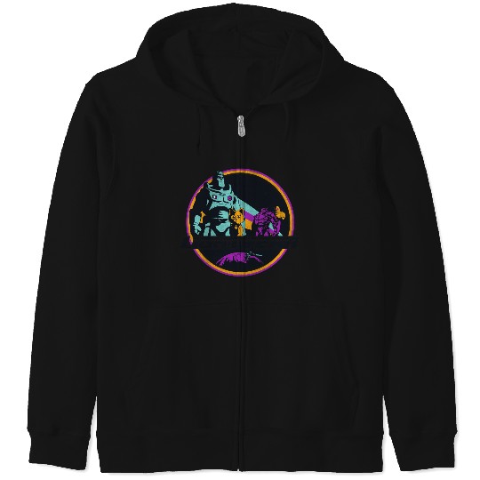 Disney Pixar-Pixar Lightyear Cast Epic Retro Neon Space Shot Epic Zip Hoodies