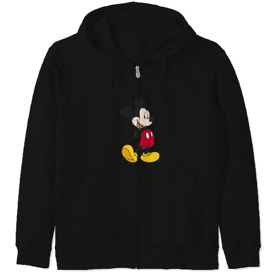 Discover Disney Mickey And Friends Traditional Mickey Mouse Portrait Zip Hoodies