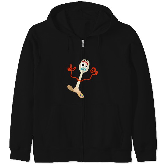 Discover Disney Pixar Toy Story 4 Forky Left Chest Zip Hoodies