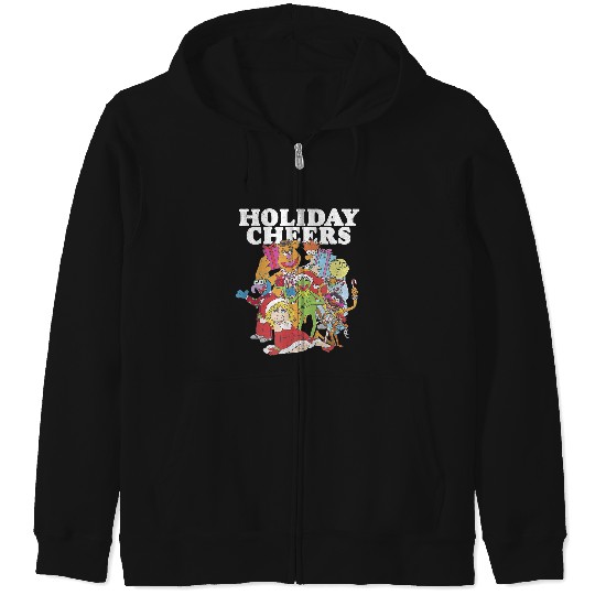 Discover Disney Christmas The Muppets Holiday Cheers Zip Hoodies