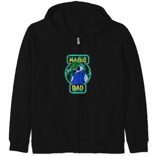 Discover Disney Pixar Onward Magic Dad Retro Portrait Premium Zip Hoodies