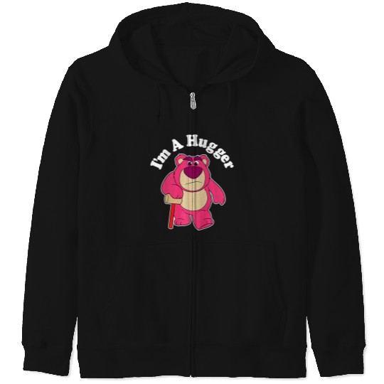 Disney Pixar Toy Story Lotso Bear I'm a Hugger Vintage Premium Zip Hoodies