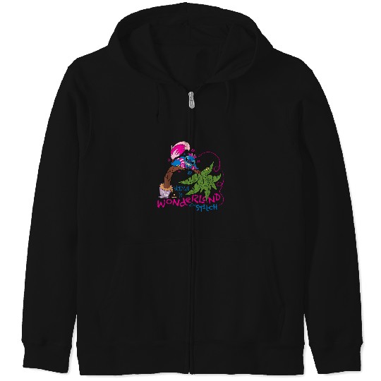 Discover Disney 100 Stitch in Costume Cheshire Cat Wonder Zip Hoodies