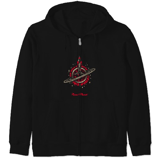 Discover Disney Pixar Toy Story Our Pizza Is Outta This World Retro Long Sleeve Zip Hoodies