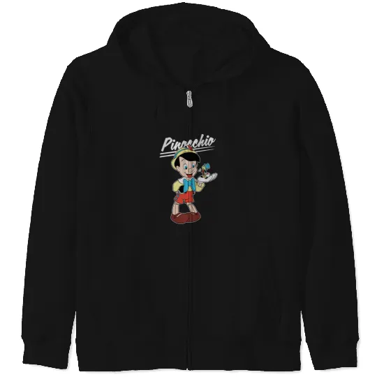 Disney Pinocchio And Jiminy Cricket Zip Hoodies