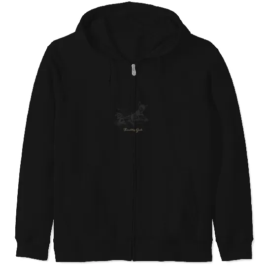 Disney Bambi Thumper And Bambi Friendship Goals Zip Hoodies