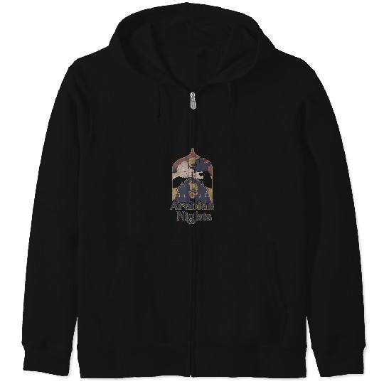 Discover Disney Aladdin Arabian Nights Agrabah Silhouette Zip Hoodies