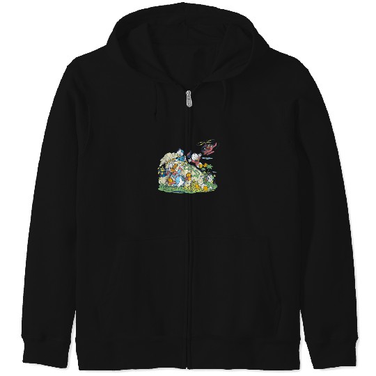 Discover Disney Duck Tales Money Bag Zip Hoodies