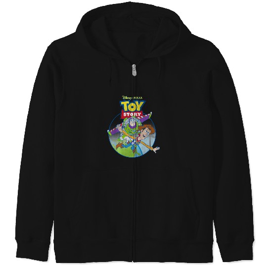 Discover Disney Pixar Toy Story Woody Buzz Fly Poster Zip Hoodies