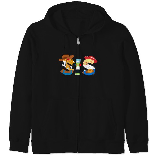 Disneyss And Pixarss Toy Story Sis Sister Family Birthday Zip Hoodies