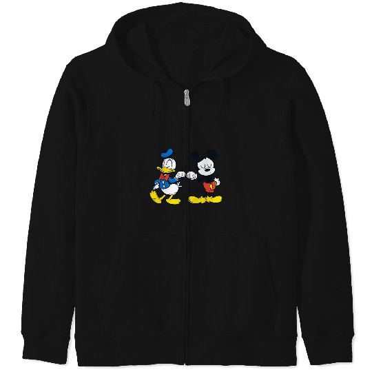 Discover Disney Mickey Mouse And Donald Duck Best Friends Zip Hoodies