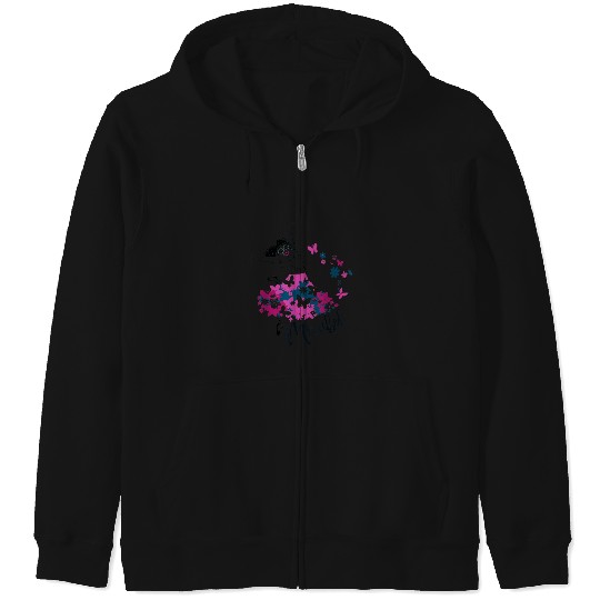 Disney Encanto Mirabel Madrigal Floral Lilac Pur Zip Hoodies