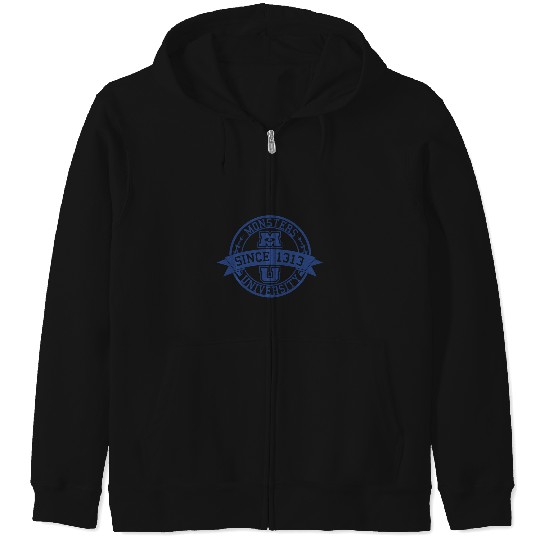 Discover Disney Pixar Monsters University School Crest Movie Logo Zip Hoodies