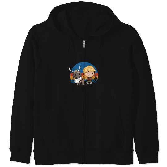 Discover Disney Frozen 2 Sven and Kristoff Chibi Zip Hoodies